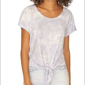 Sanctuary Blue Tie Dye Lou Tie Tee